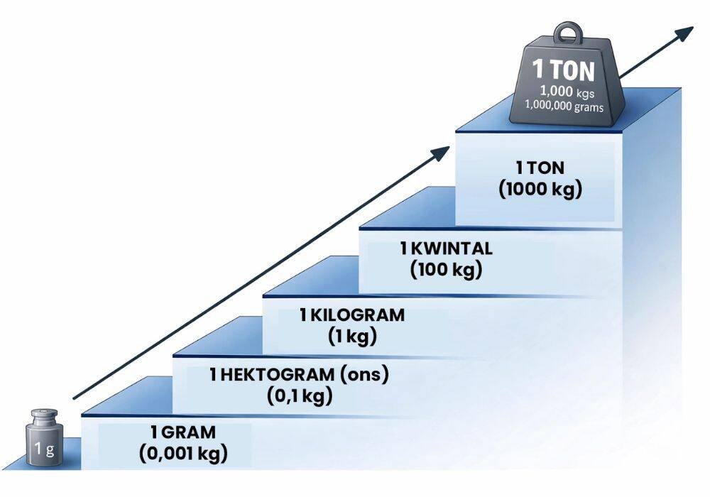 Perbedaan Ton, Kilogram, dan Gram: Panduan Lengkap untuk Pemula