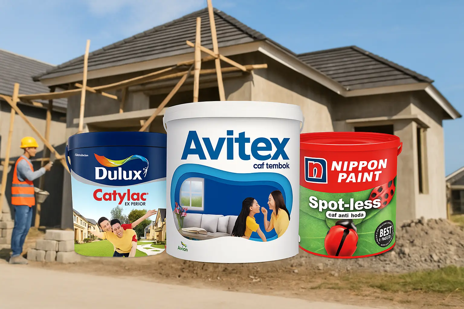PERBANDINGAN AVITEX, NIPON PAINT, DAN DULUX