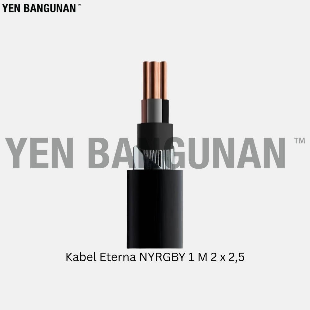 Kabel Eterna NYRGBY 1 M 2 x 2,5