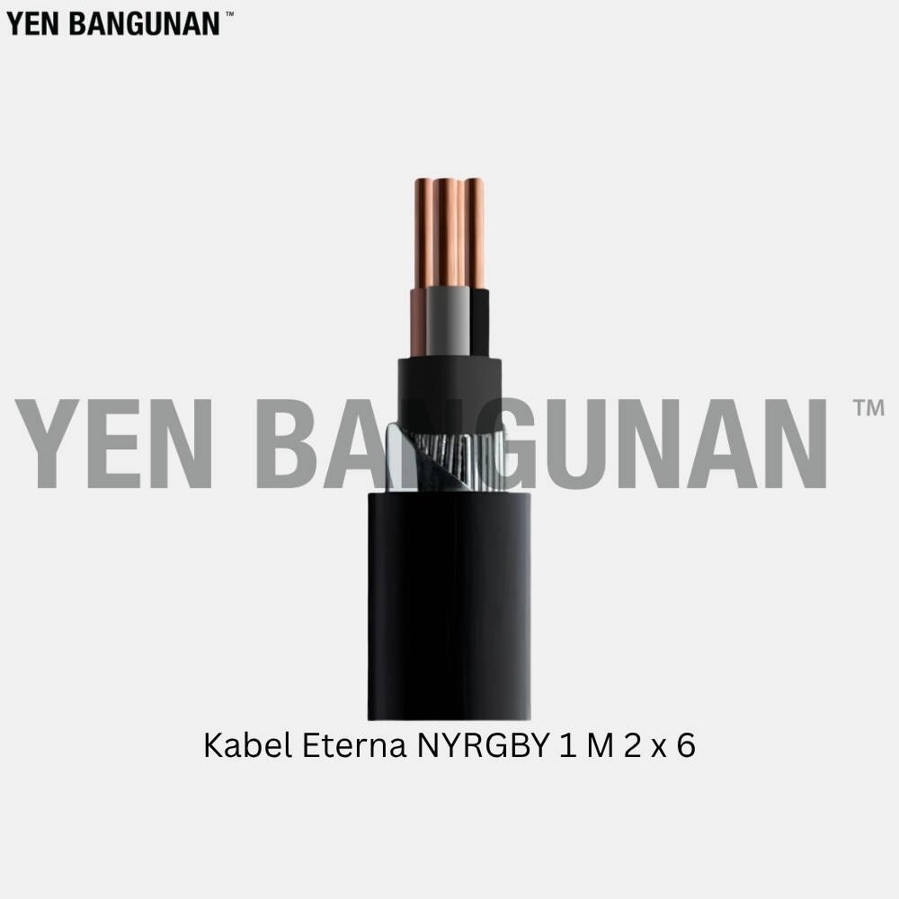 Kabel Eterna NYRGBY 1 M 2 x 6