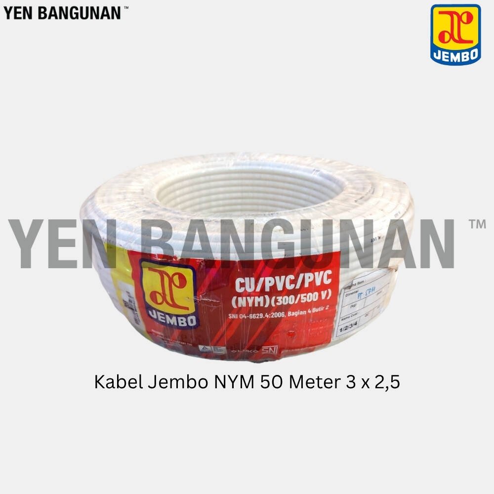 Kabel Jembo NYM 50 Meter 3 x 2,5
