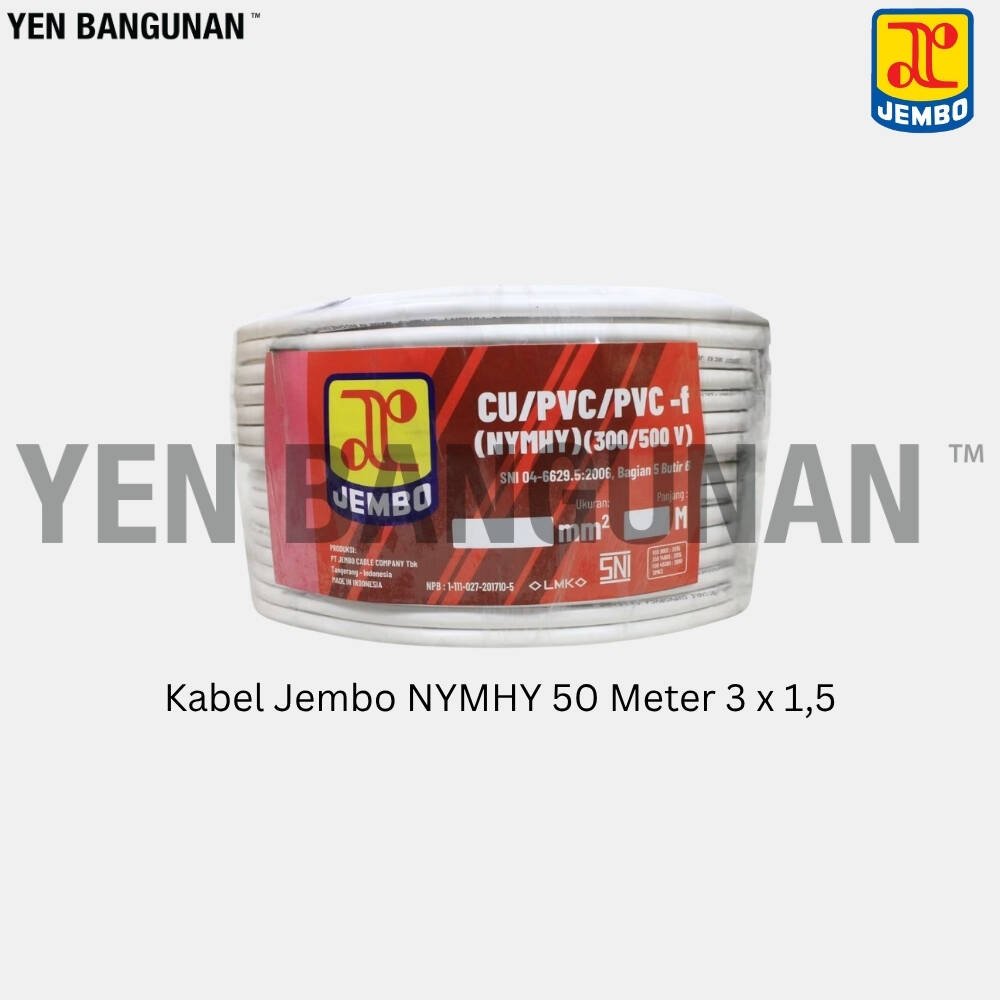 Kabel Jembo NYMHY 50 Meter 3 x 1,5