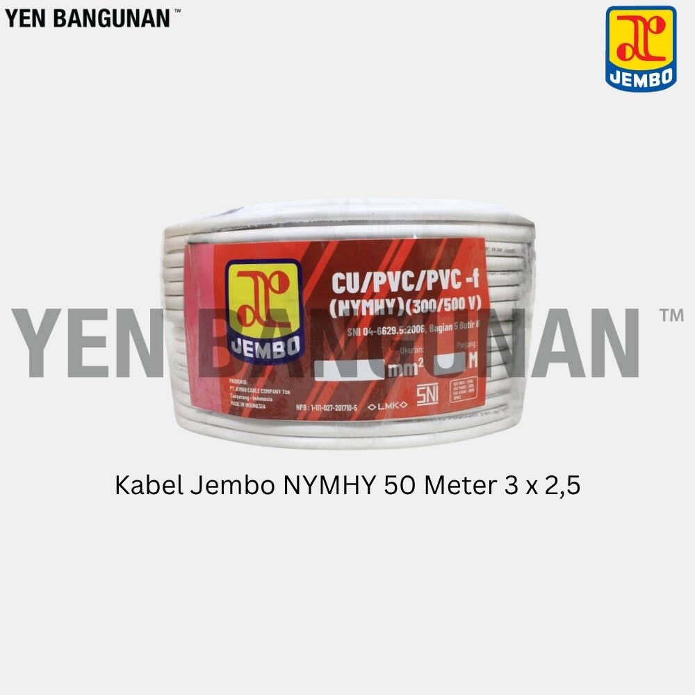 Kabel Jembo NYMHY 50 Meter 3 x 2,5