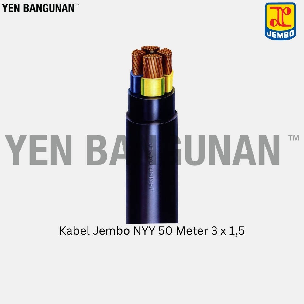 Kabel Jembo NYY 50 Meter 3 x 1,5