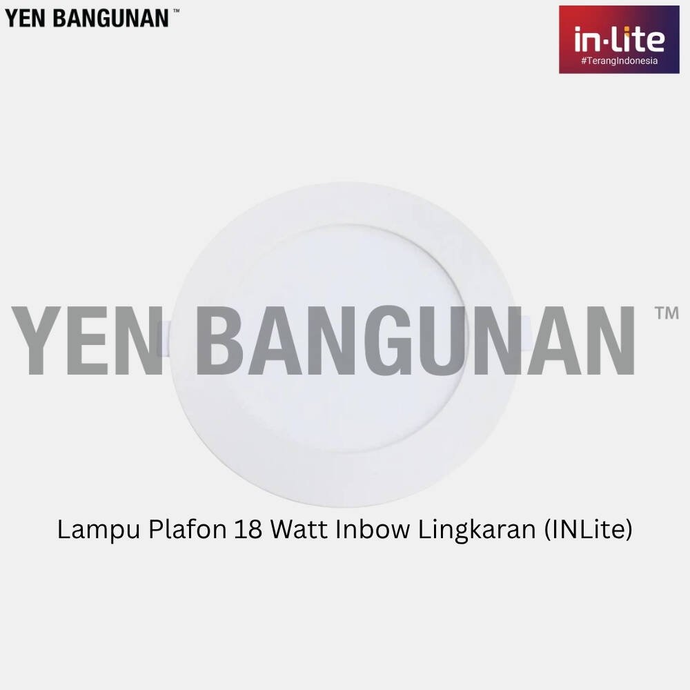 Lampu Plafon 18 Watt Inbow Lingkaran (INLite)
